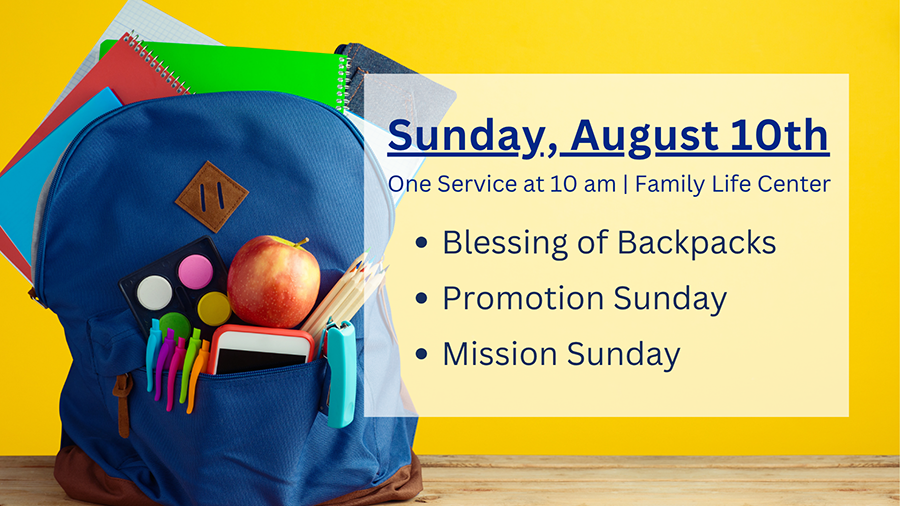 Backpack Sunday